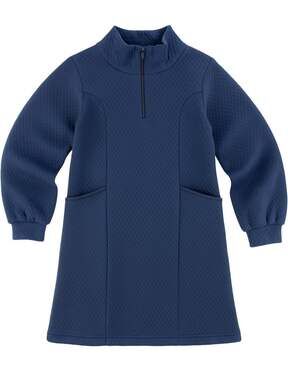 NWT Florence Eiseman Size 12 Jacquard Navy Knit Dress